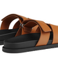 Hermes Calfskin Sandals "Naturel"