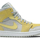 Air Jordan 1 Mid SE "Tan Grey Lemon Wash Yellow"
