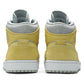 Air Jordan 1 Mid SE "Tan Grey Lemon Wash Yellow"