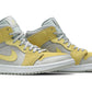 Air Jordan 1 Mid SE "Tan Grey Lemon Wash Yellow"