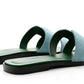 Hermes Oran Sandal Vert D'eau Suede Goatskin