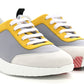 Hermes Technical Canvas Suede Goatskin Bouncing  "Gris Multicolor"