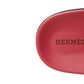 HERMES Suede Goatskin Womens Chypre Sandals Rose Aphrodite