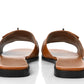 HERMES Calfskin Giulia Sandals Naturel 'Brown'