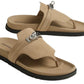 HERMES Empire sandal "Beige Argile"