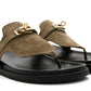 HERMES Empire sandal "Green"