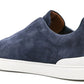 Zegna Triple Stitch suede sneakers "Blue"