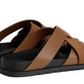 Hermes Kazimir Sandal "Smoky Brown"