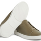 Zegna Triple Stitch leather sneakers "olive green"