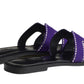 HERMES Oran Sandal "Violet Majorette"