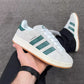Adidas Campus 00s Crystal White Dark Green