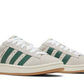 Adidas Campus 00s Crystal White Dark Green