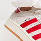 Adidas Campus 00s Crystal White Scarlet