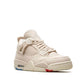 Air Jordan 4 beige canvas
