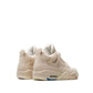 Air Jordan 4 beige canvas
