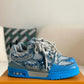 Louis Vuitton Skate Crystal – Blue Swarovski Monogram