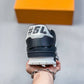 Louis Vuitton Trainer Black Gray Signature