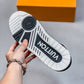 Louis Vuitton Trainer Black Gray Signature