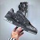 Louis Vuitton Trainer Black Grey Denim Monogram
