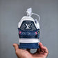 Louis Vuitton Trainer Blue Denim Embroidered