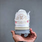 Louis Vuitton Trainer White Denim Embroidered