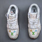 Louis Vuitton Trainer White Denim Embroidered