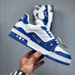 Louis Vuitton Trainer #54 Signature Blue White