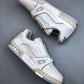 Louis Vuitton Trainer #54 Signature White Grey