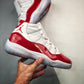 Nike Air Jordan 11 Cherry White Varsity Red Black