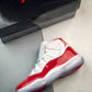 Nike Air Jordan 11 Cherry White Varsity Red Black
