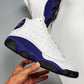 Nike Air Jordan 13 Lakers White Black Court Purple University Gold
