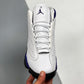 Nike Air Jordan 13 Lakers White Black Court Purple University Gold