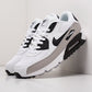 Nike Air Max 90 Essential White Black Matt Silver