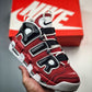 Nike Air More Uptempo Bulls Varsity Red White Black