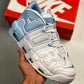 Nike Air More Uptempo Sky Blue Psychic Blue Grey White Multicolor