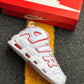 Nike Air More Uptempo White Varsity Red