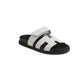 Hermes Chypre Sandals "White Leather"