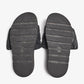 Louis Vuitton Black Monogram Nylon Velcro Flats Slides