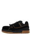 Louis Vuitton Trainer Maxi – Black & Brown Suede